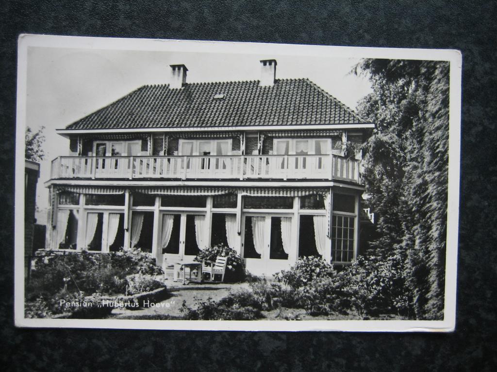 OOSTERBEEK pension Hubertushoeve Utrechtschestraat 77, Verzamelen, Ansichtkaarten | Nederland, Ophalen of Verzenden, 1960 tot 1980