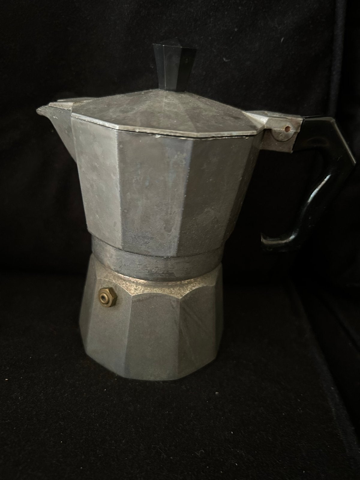 Vintage Bialetti Junior Express Moka Pot - Aluminium, Ophalen of Verzenden
