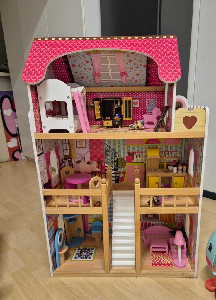 Poppenhuis van Angels en Bandits, Ophalen, Zo goed als nieuw, Poppenhuis
