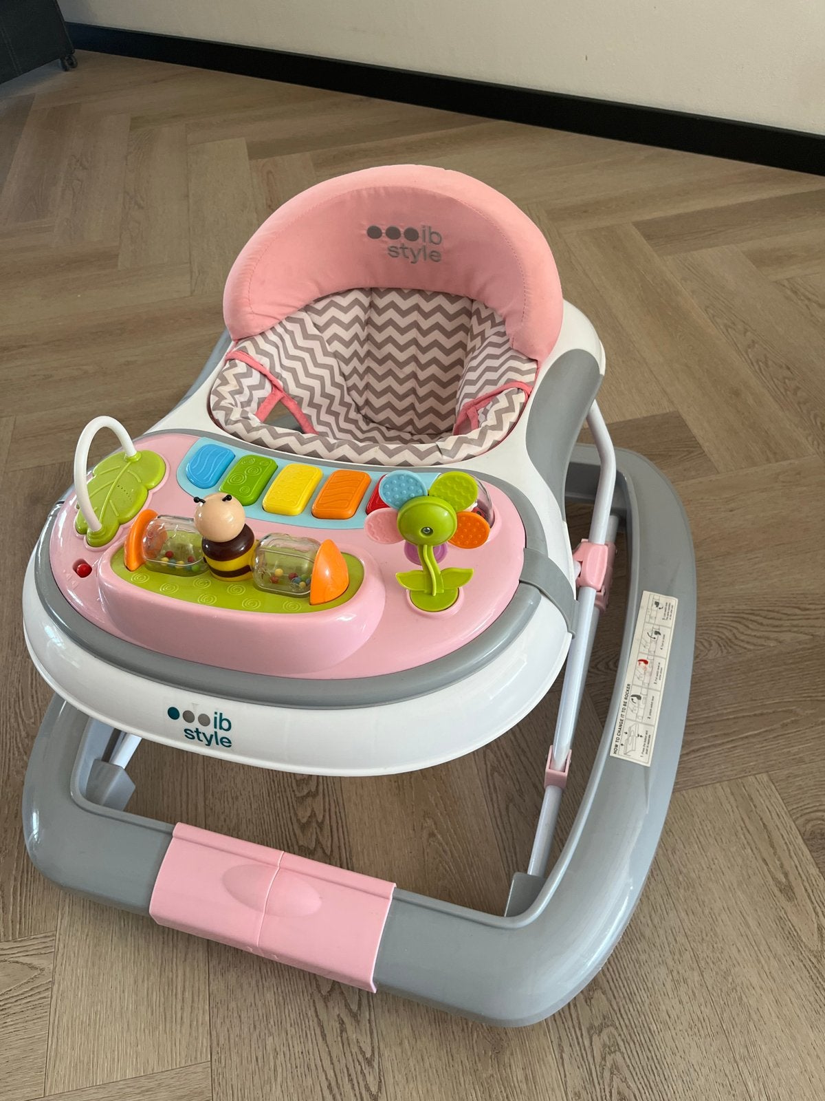 2-in-1 Babywalker en loopstoel met speelpaneel, Ophalen, Zo goed als nieuw, Overige typen, Met licht