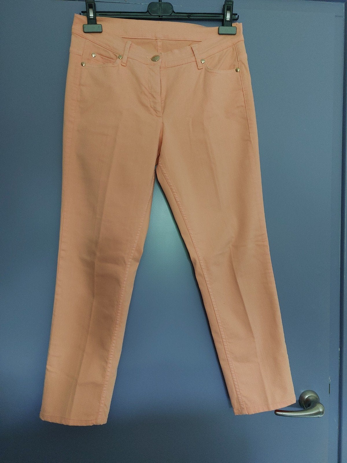 Zacht oranje broek maat 40 -, Maat 38/40 (M), Oranje, Ophalen of Verzenden, Zo goed als nieuw