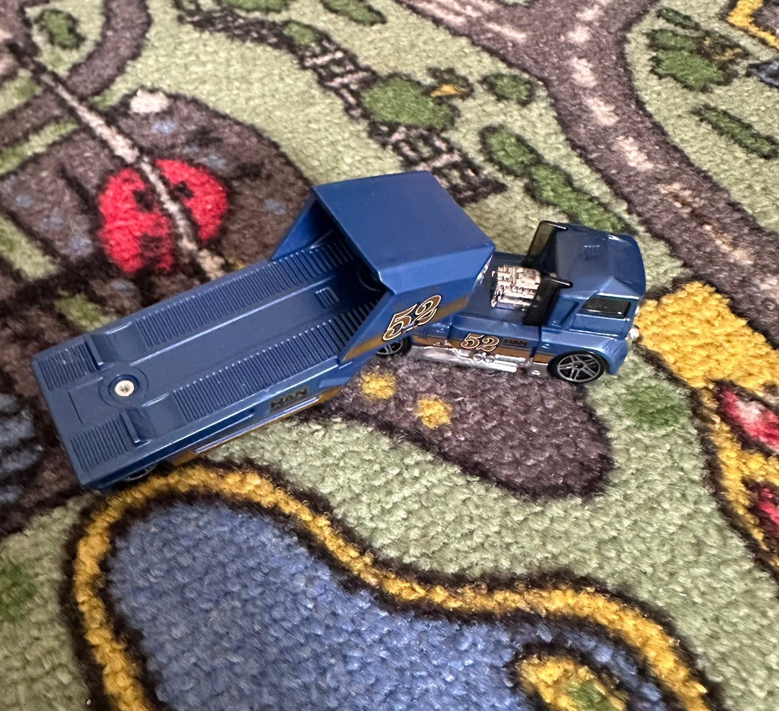Hot Wheels Truck with Detachable Trailer, Ophalen of Verzenden, Gebruikt, Handmatig, Hot Wheels