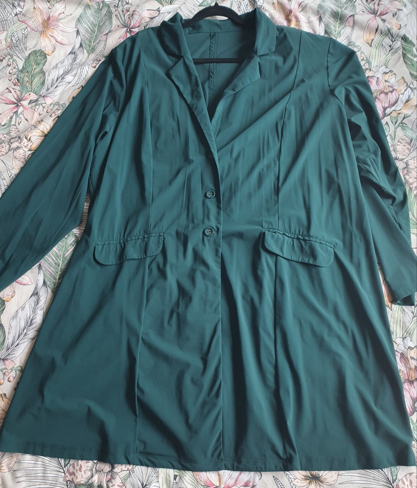 Plus Basics Blazer, maat 54, travelkwaliteit, groen, Kleding | Dames, Grote Maten, Plus Basics, Ophalen of Verzenden, Zo goed als nieuw