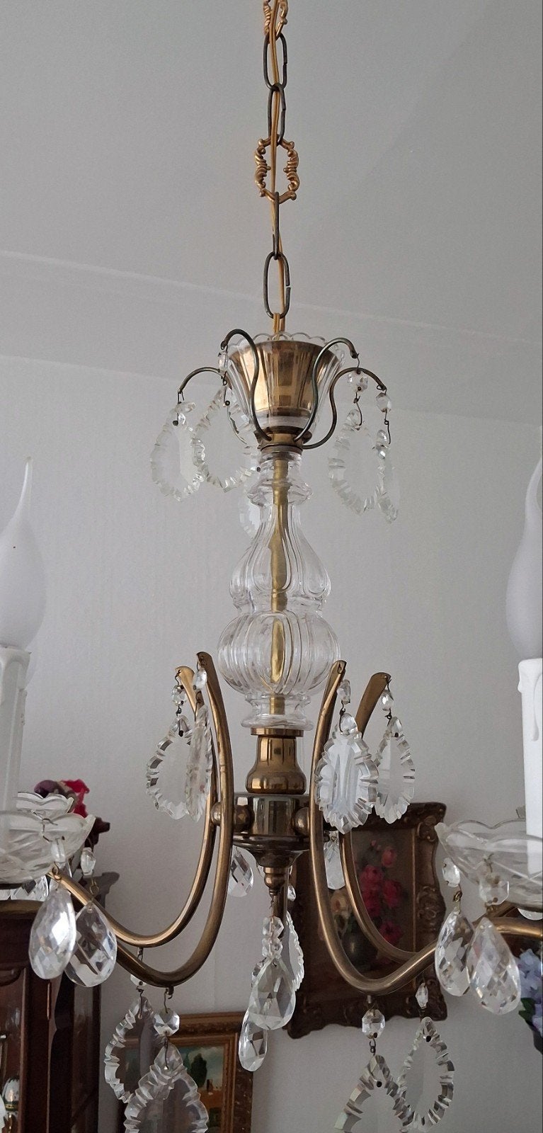 Vintage/Frans/Kristallen /Kroonluchter, Ophalen, X, X, X