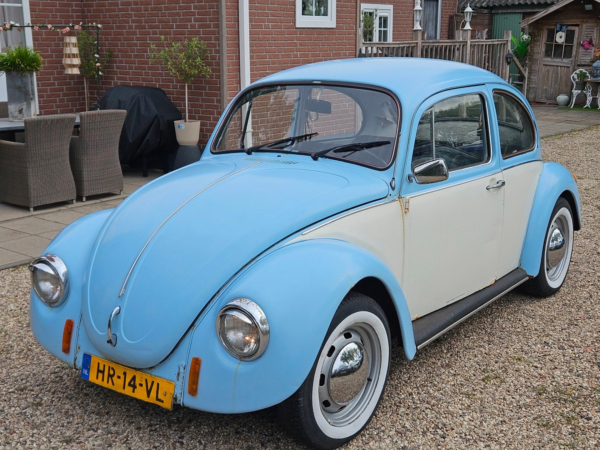 Volkswagen Kever Jeans Bug 1982, Auto's, Achterwielaandrijving, Gebruikt, Beetle (Kever), 4 cilinders