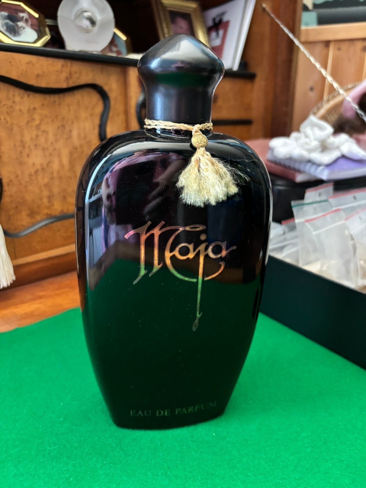 Maja etalage fles, Ophalen of Verzenden, Zo goed als nieuw, Parfumfles, Gevuld