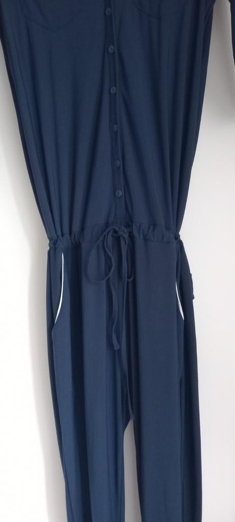 Mooi donker blauwe jumpsuit s/m, Kleding | Dames, Ophalen of Verzenden, Zo goed als nieuw, Maat 38/40 (M), Blauw