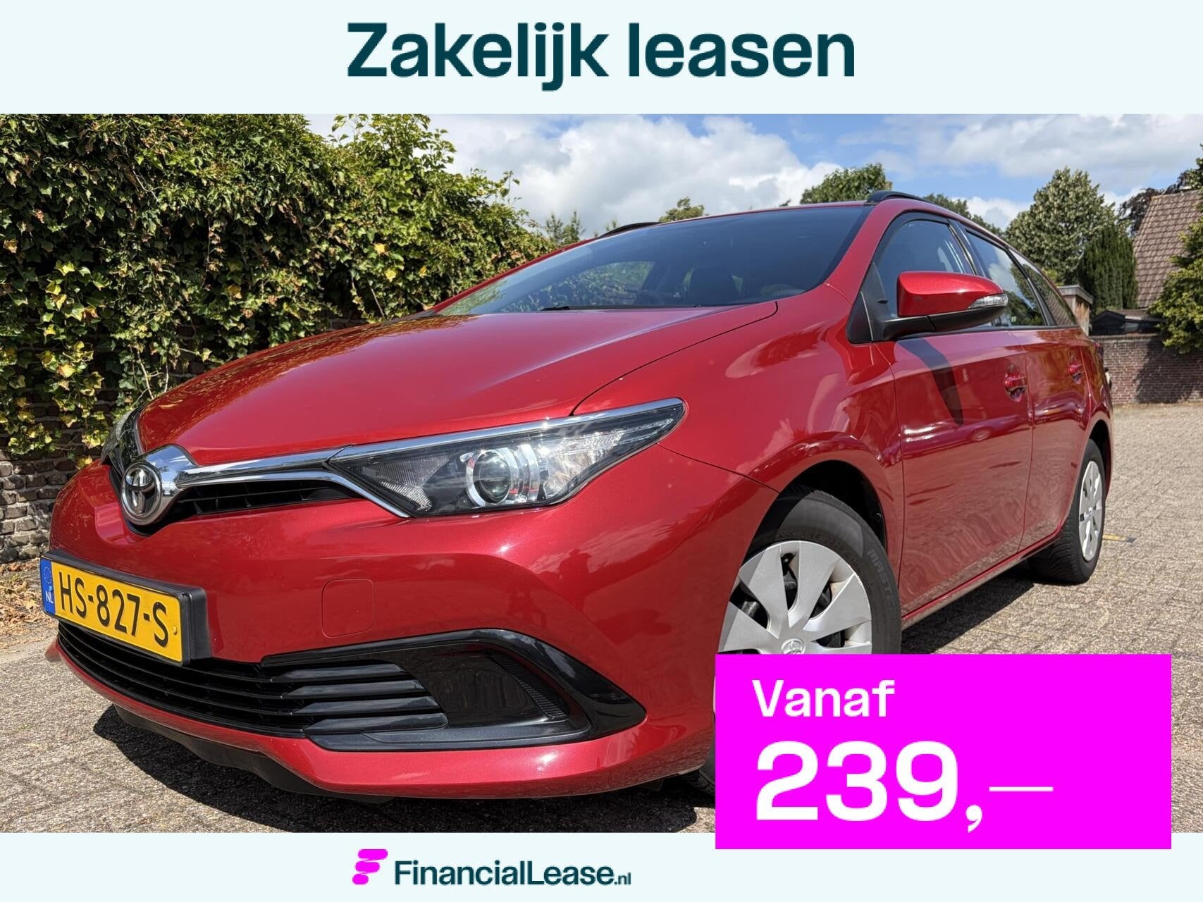 Toyota Auris 1.3 Now Trekhaak, goed onderhouden inruil mog., Voorwielaandrijving, Gebruikt, 4 cilinders, 49 €/maand