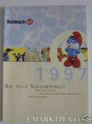Schleich smurfen catalogus 1997, 14 blz, Verzenden, Zo goed als nieuw, Verschillende Smurfen, Overige typen