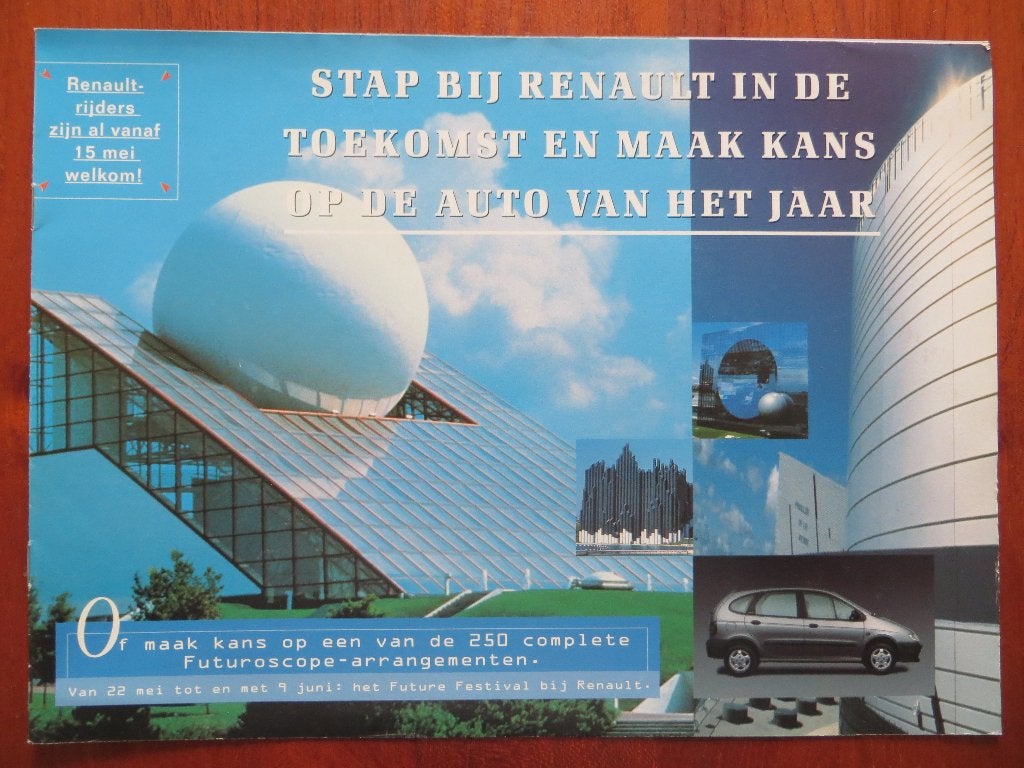 Stap bij Renault in de toekomst Mégane Scénic, Twingo Spring, Ophalen of Verzenden, Nieuw, Renault