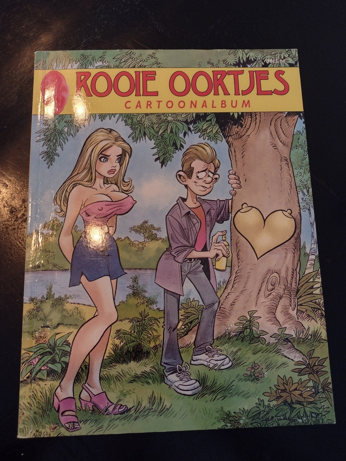 Rooie Oortjes Cartoonalbum - nr 24, Boeken, Eén stripboek, Ophalen of Verzenden, Zo goed als nieuw, Clerck