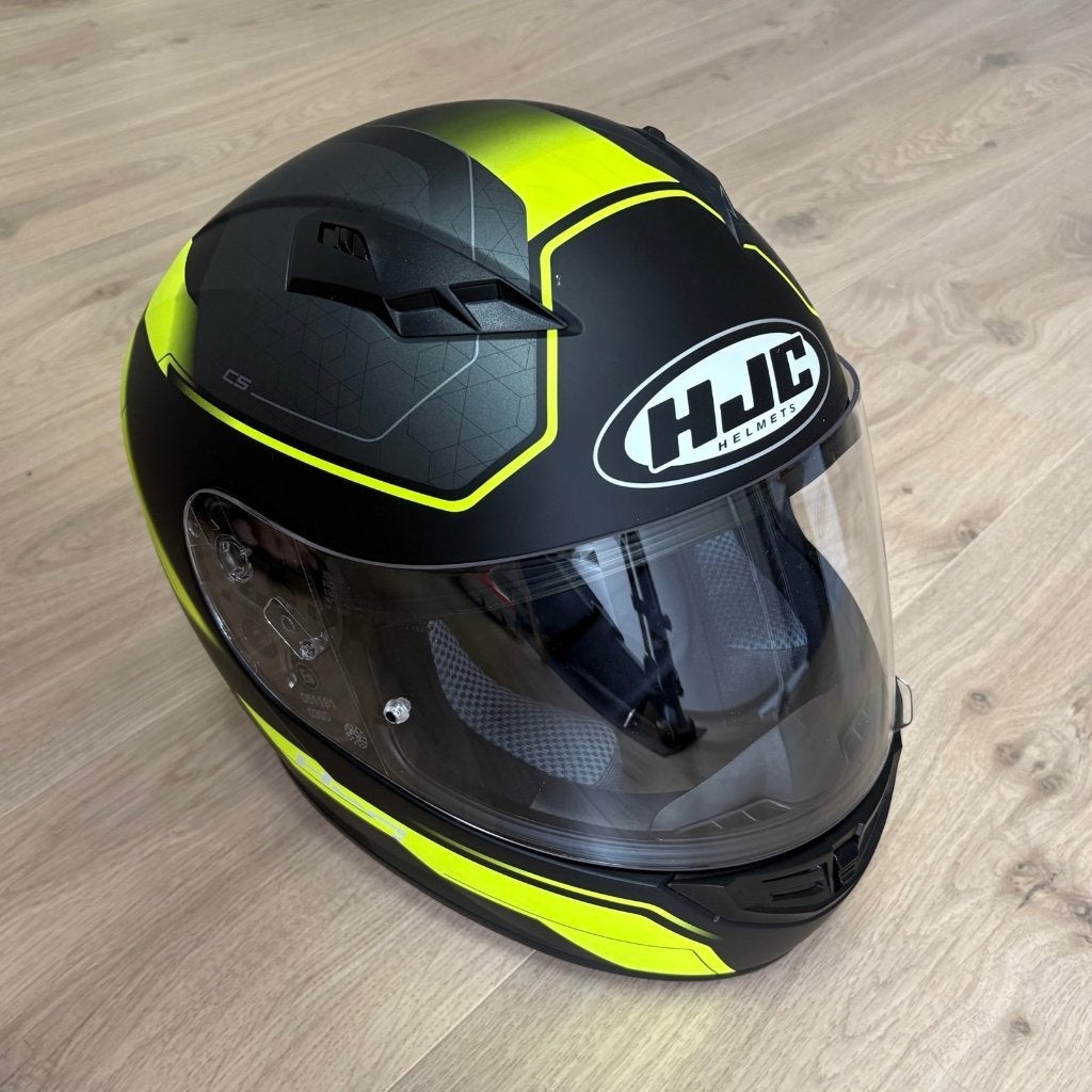 HJC CS-15 Integraalhelm (S) - Zwart/Geel, Pinlock voorbereid, HJC, Kinderen, Ophalen of Verzenden, Integraalhelm