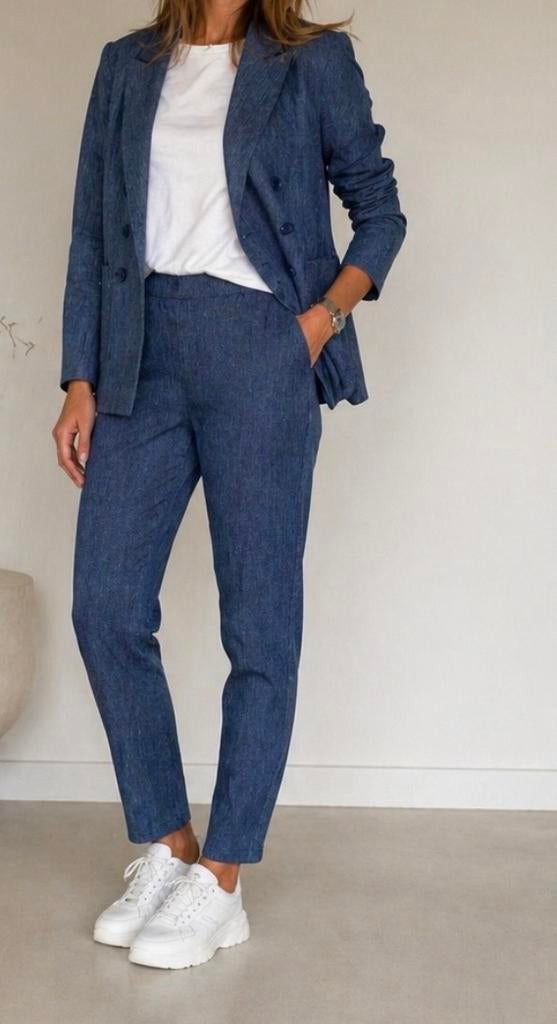 Studio Anneloes Broek - Maat L, Blauw, Maat 42/44 (L), Ophalen of Verzenden, Zo goed als nieuw