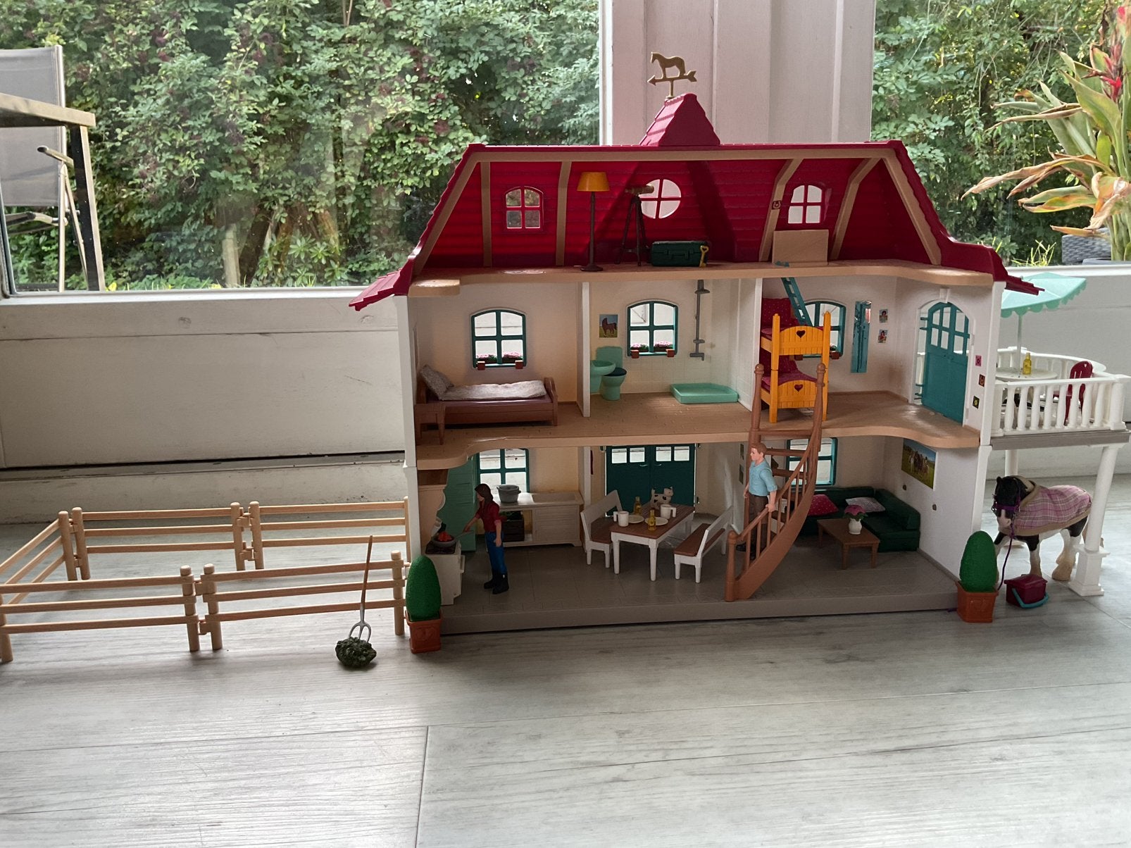Schleich Horse Club huis, Ophalen of Verzenden, Gebruikt