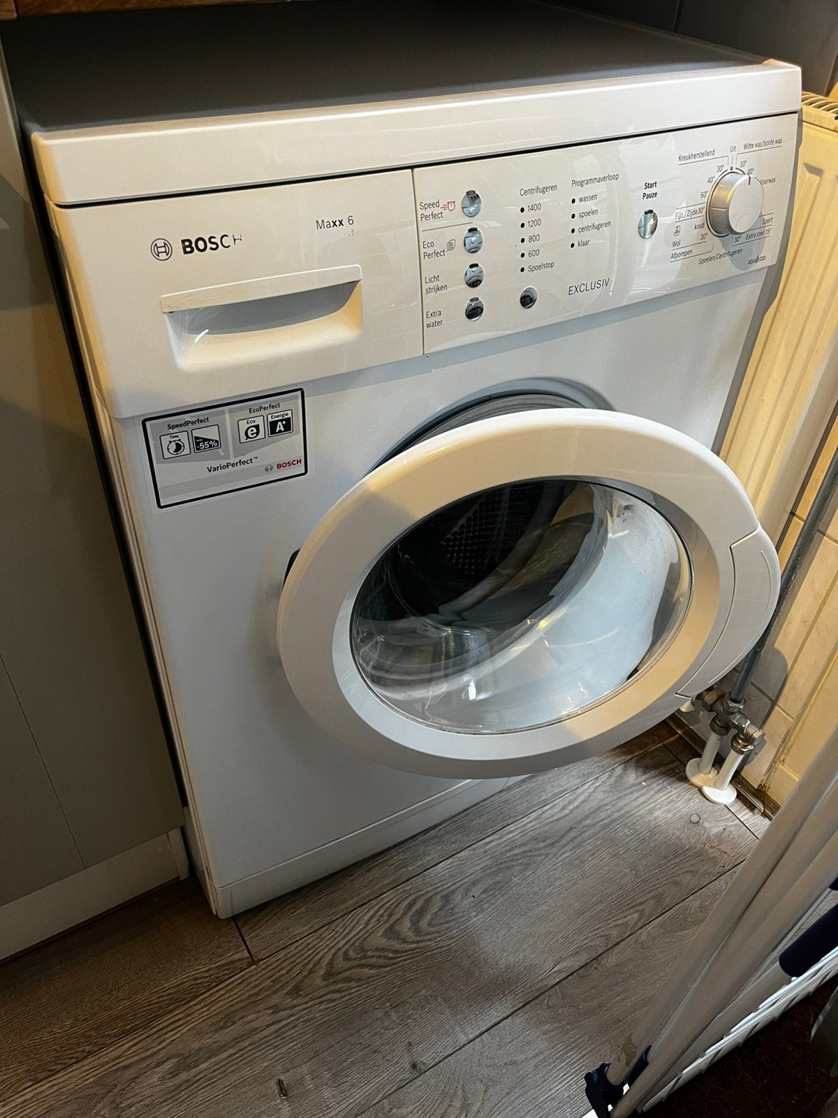Bosch wasmachine, zie omschrijving, Ophalen, 1200 tot 1600 toeren, Gebruikt, Minder dan 85 cm