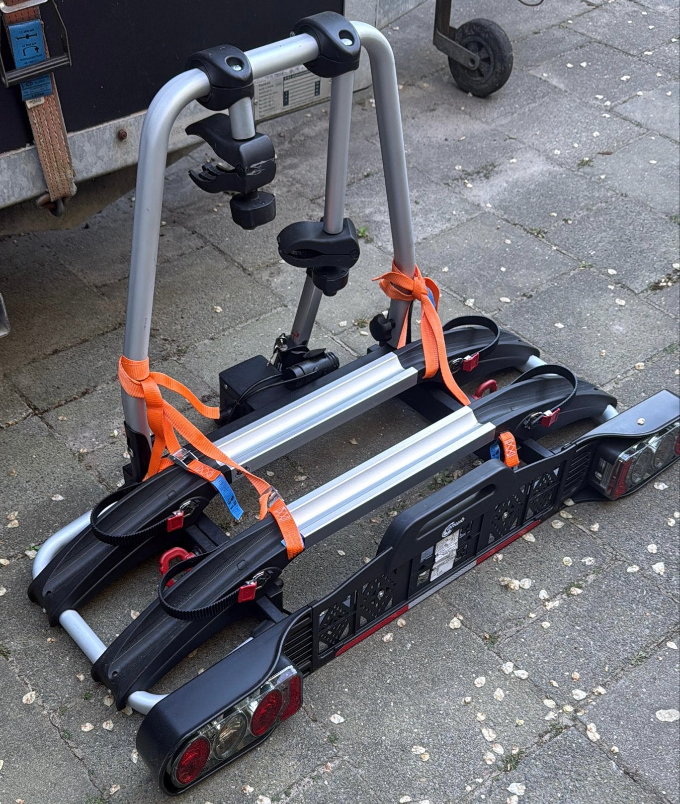 Anwb fietsendrager voor 2 fietsen - Trekhaakdrager, Ophalen, Gebruikt, 2 fietsen, Trekhaakdrager