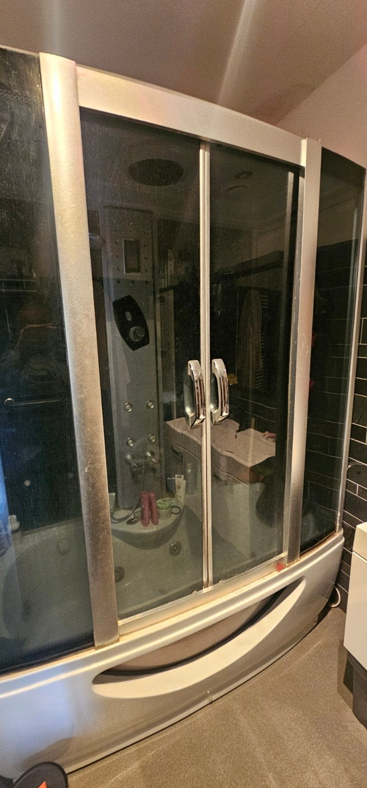Douchecabine deuren, Ophalen of Verzenden, Gebruikt, Chroom, Douche