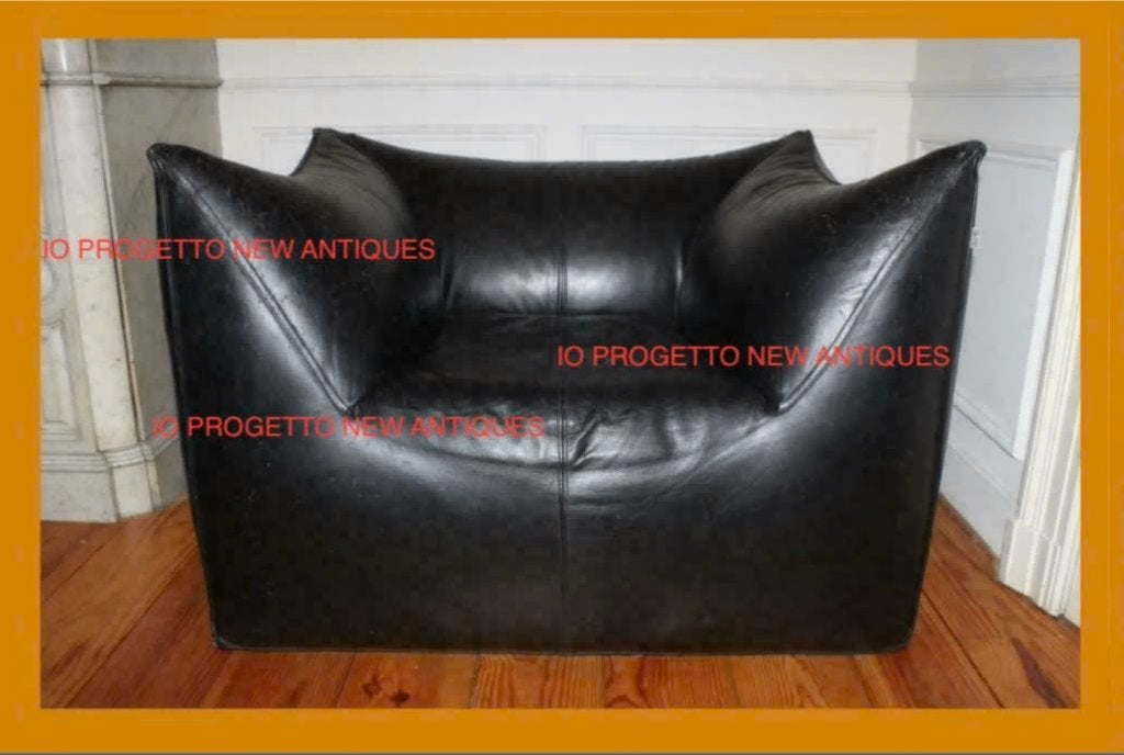 B&B ITALIA Le Bambole Mario Bellini 1970s Vintage SET 2x, Gebruikt, Verzenden, VINTAGE MID - CENTURY, 100 tot 125 cm