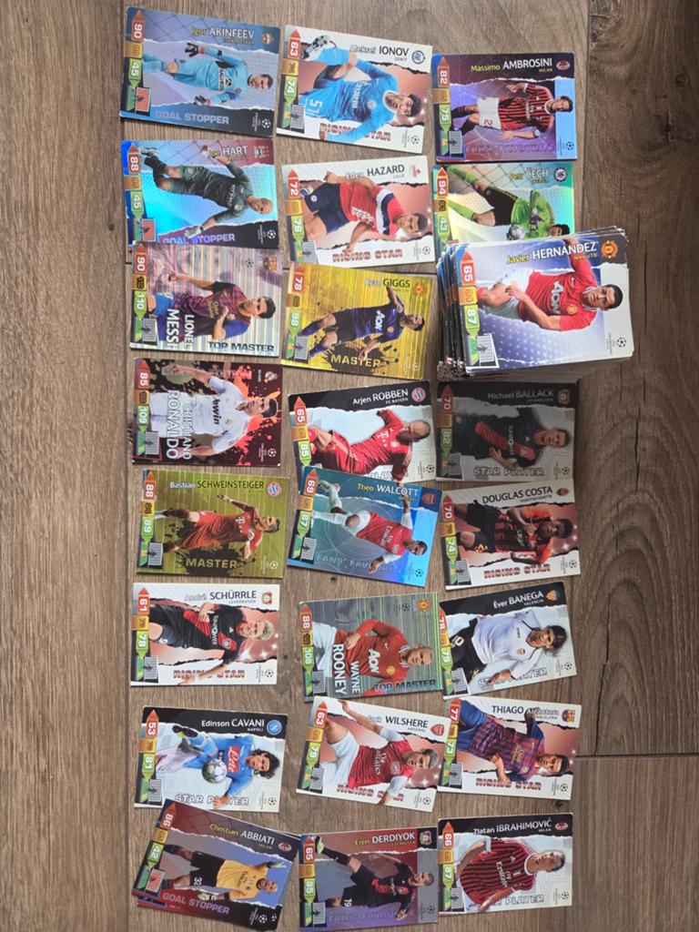 Panini Adrenalyn 2011-12 champions league, Ophalen, Gebruikt, Buitenlandse clubs, Poster, Plaatje of Sticker
