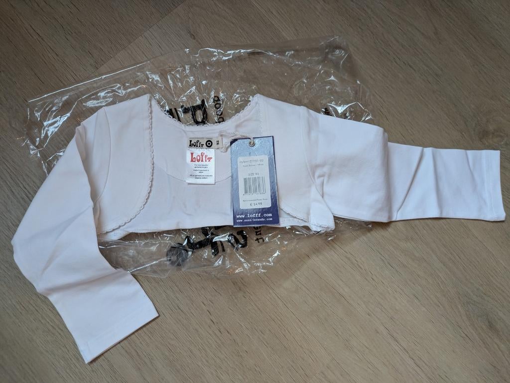 Nieuwe Lofff Bolero maat 92, Overige typen, Meisje, Nieuw, Ophalen of Verzenden