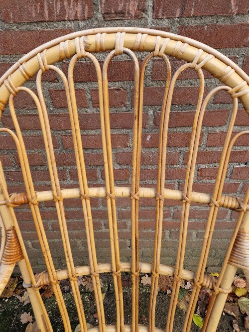 rotan fauteuil jaren 60, Verzamelen, Retro, Ophalen of Verzenden