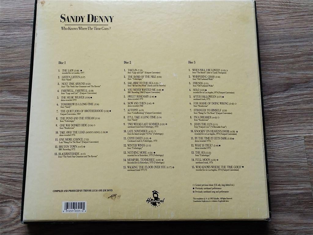 Sandy Denny ‎- Who Knows Where The Time Goes?, Cd's en Dvd's, Ophalen of Verzenden, Zo goed als nieuw