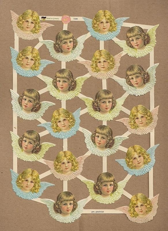 Kleine engeltjes poezieplaatjes 7398, Ophalen of Verzenden