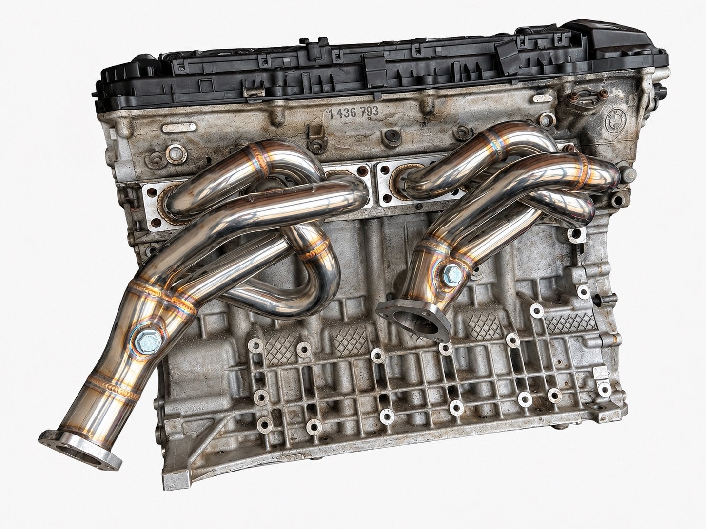 BMW M54B30 Motor met Schmiedmann headers, Ophalen of Verzenden, Gebruikt, BMW