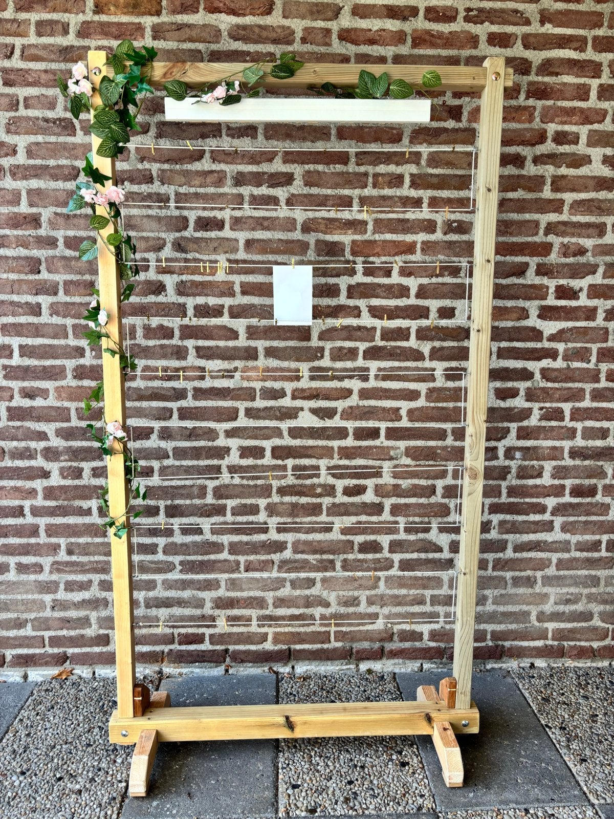 Foto frame rek voor feestjes en jubileums, Ophalen, Overige typen, Hout, Zo goed als nieuw