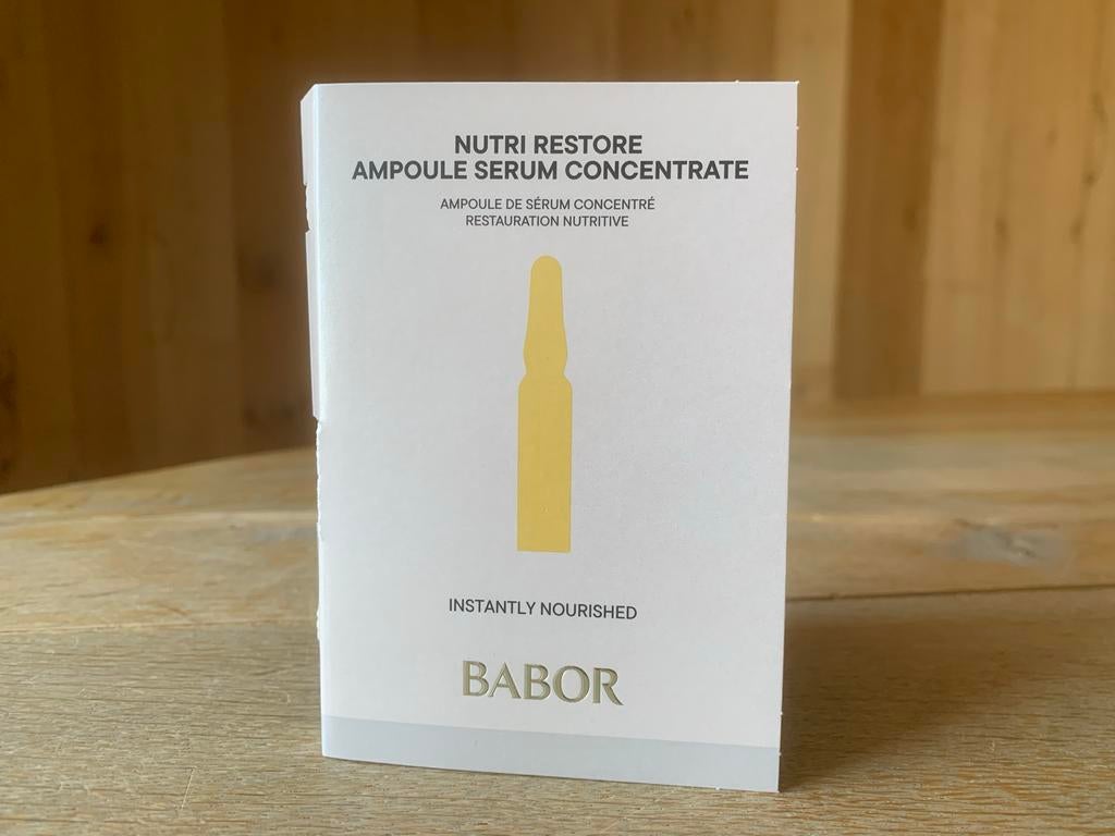 Babor Ampul: Nutri Restore Serum, Ophalen of Verzenden, Nieuw, Gehele gezicht, Verzorging