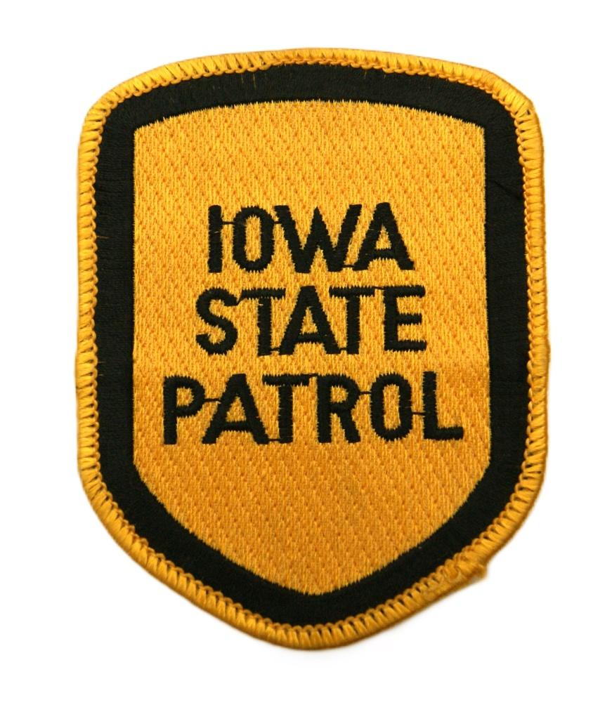 Patch / Embleem USA Police Iowa State Patrol, Ophalen of Verzenden, Marechaussee, Amerika, Embleem of Badge