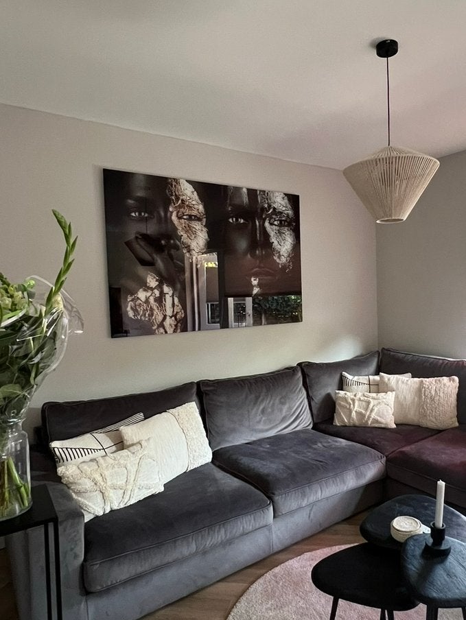 Glas schilderij, Ophalen, 125 cm of meer, Zo goed als nieuw, Schilderij