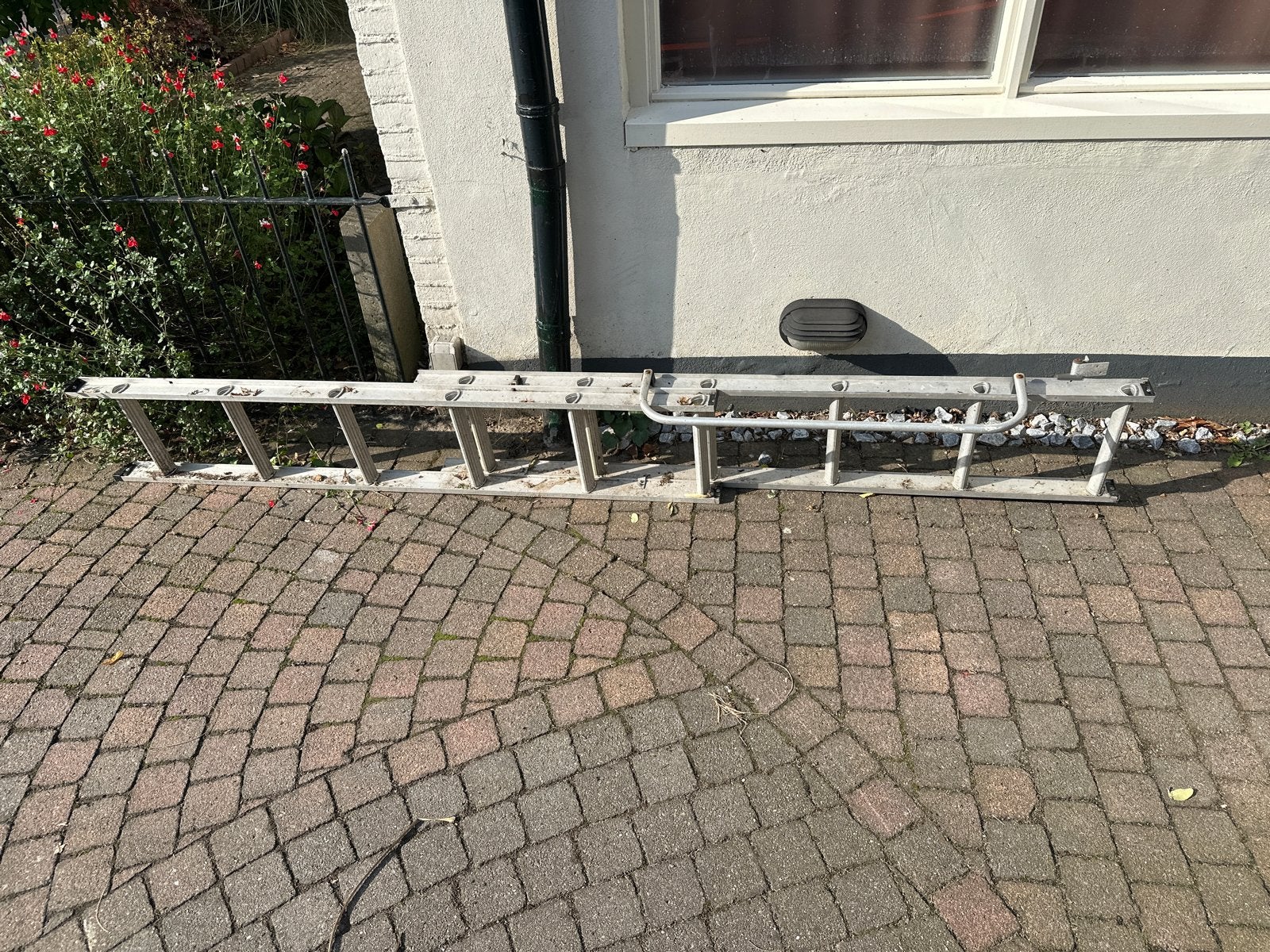 Aluminium trap 3,5 meter, Doe-het-zelf en Verbouw, Ladders en Trappen, Ophalen, Gebruikt, Trap, 4 meter of meer