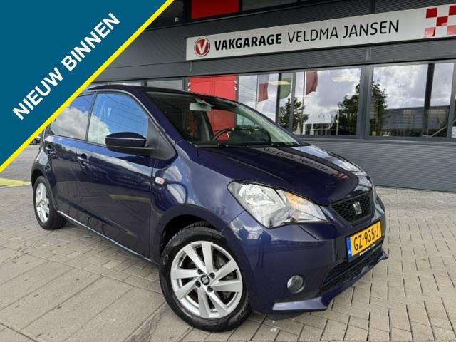 SEAT Mii 1.0 SPORT CONNECT 5-DRS. + AIRCO/LMV/DAB RADIO BT, Auto's, Stof, Gebruikt, 840 kg, Mii