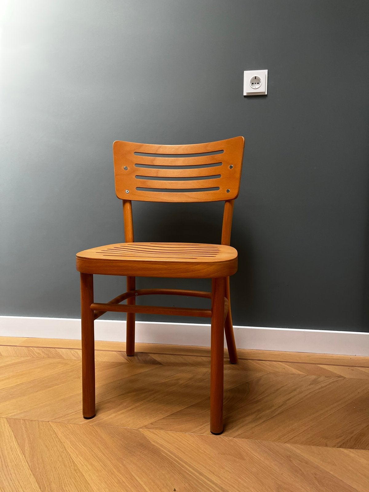 Set 4 Vintage IKEA BALSER stoelen beukenhout retro design, Ophalen, Gebruikt, Bruin, Vintage