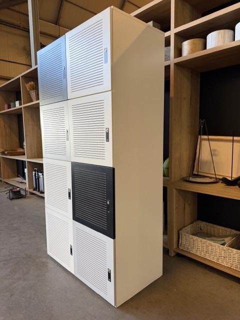 Lockerkast / kast met 8 ruimtes 100x53xH196 cm, 20 st, Ophalen of Verzenden, Gebruikt