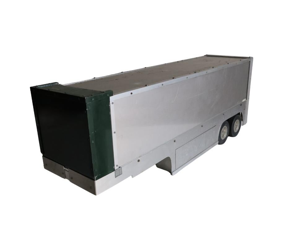 Trailer 1/14 Tamiya / zelfbouw 75x18,5cm rc, Ophalen of Verzenden, Gebruikt, Onderdeel