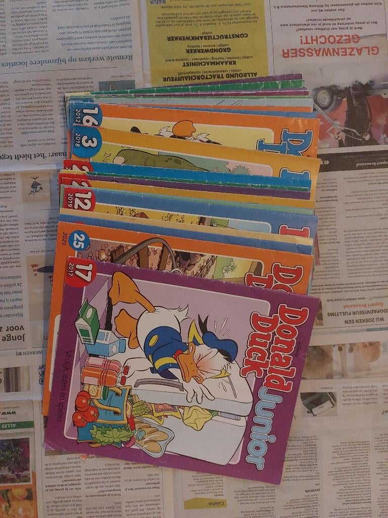 22 x Donald DUck junior, Eén comic, Ophalen of Verzenden, Zo goed als nieuw, Amerika