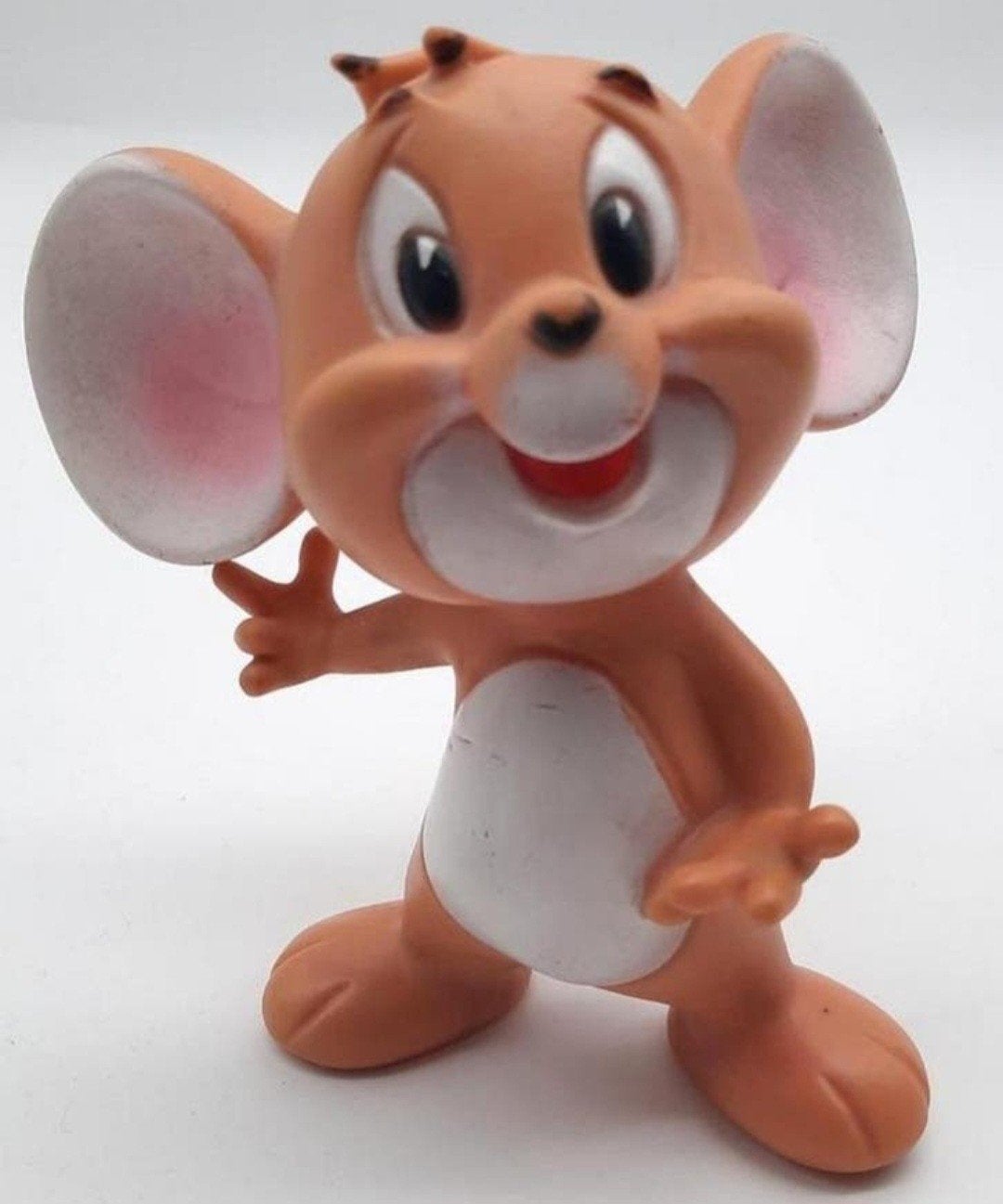 Jerry ( van Tom) vintage piepfiguur Ledra MGM ca. 18cm hoog, Ophalen of Verzenden, Gebruikt