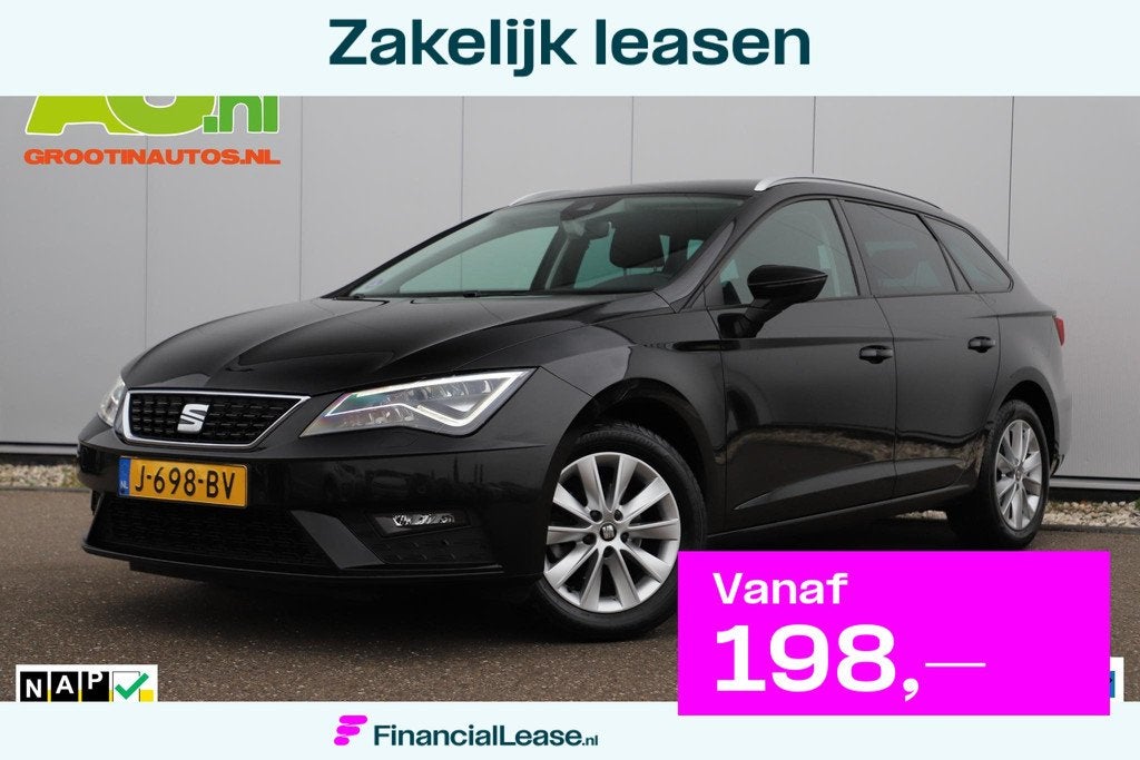 SEAT Leon ST 1.0 TSI Style Ultimate Edition Virtual Cockpit, Stof, Gebruikt, Euro 6, Met garantie (alle)
