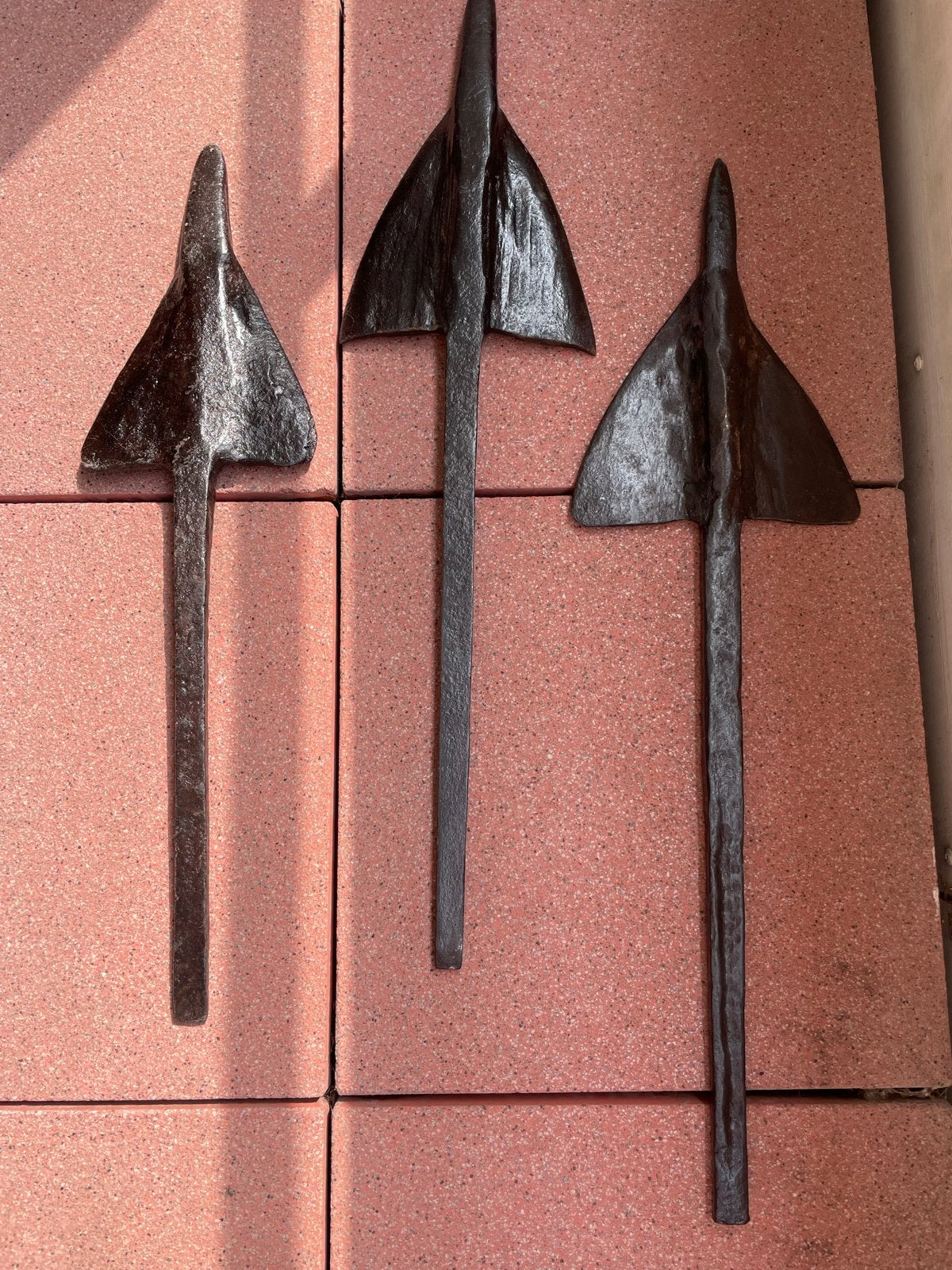 Set van 3 Antieke IJzeren Eggen, Ophalen