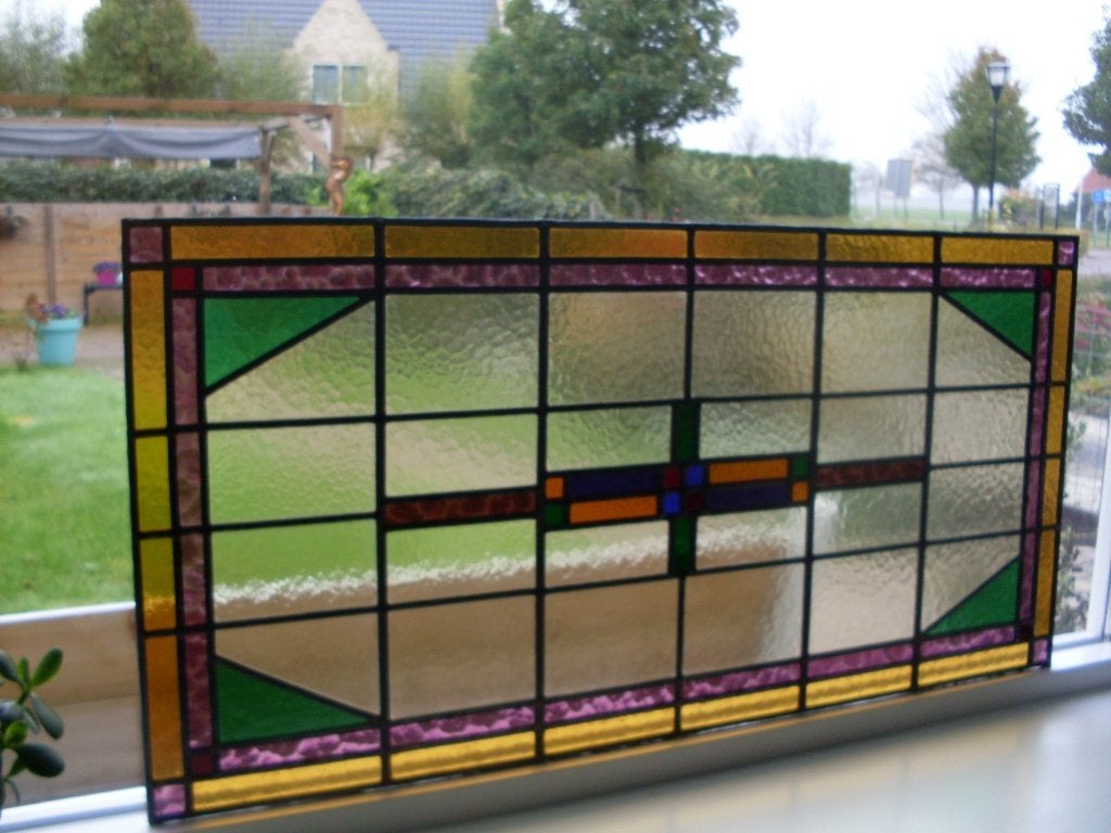 glas in lood, Meerkleurig, Overige stijlen, Nieuw, Ophalen of Verzenden