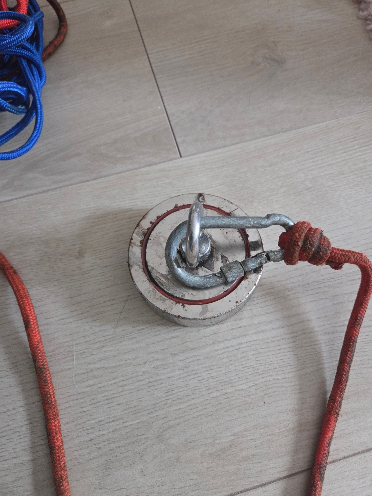 Dubbelzijdige Magneet 800 kg Trekkracht voor Magneetvissen, Ophalen of Verzenden, Gebruikt, Overige typen