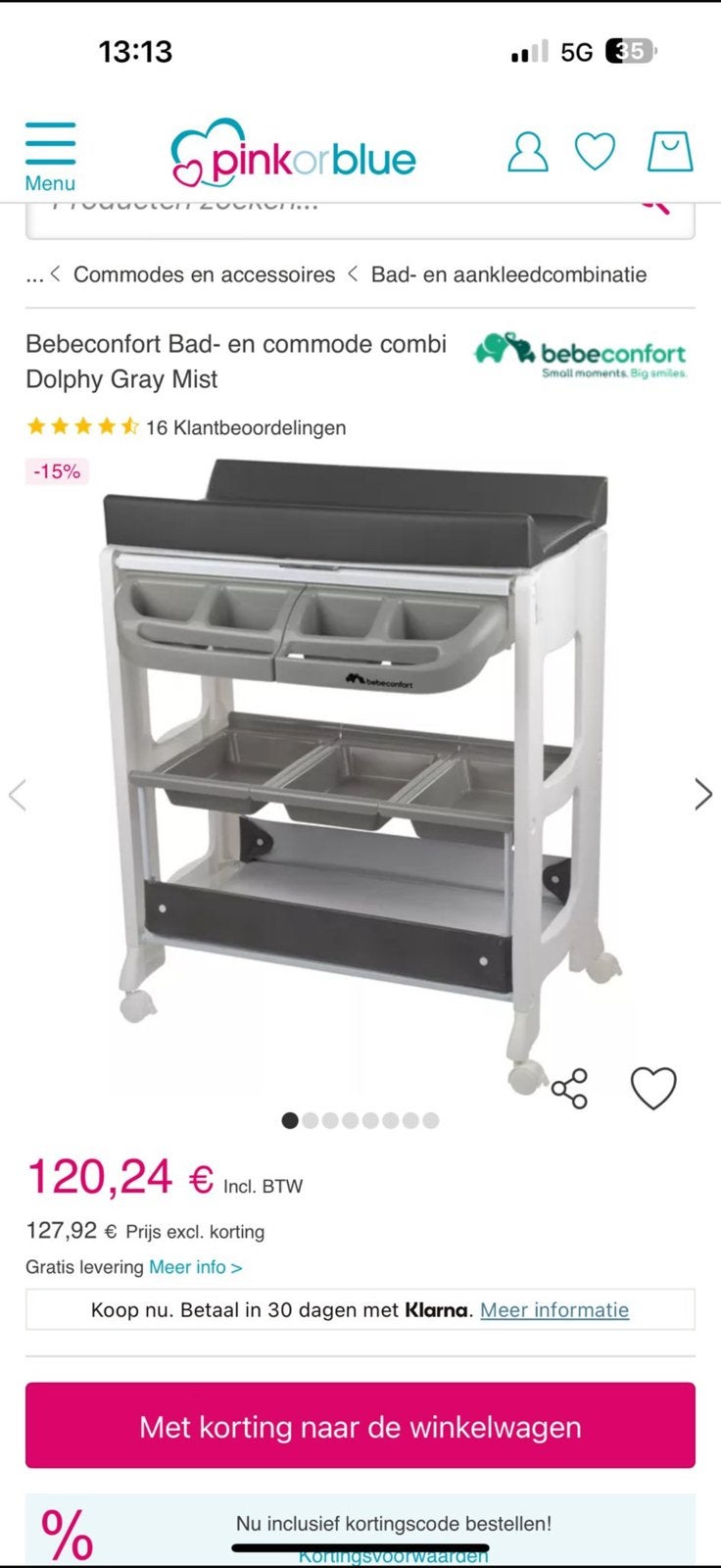 Babybad meubel / Aankleedkussen / babybadje, Ophalen of Verzenden, Zo goed als nieuw