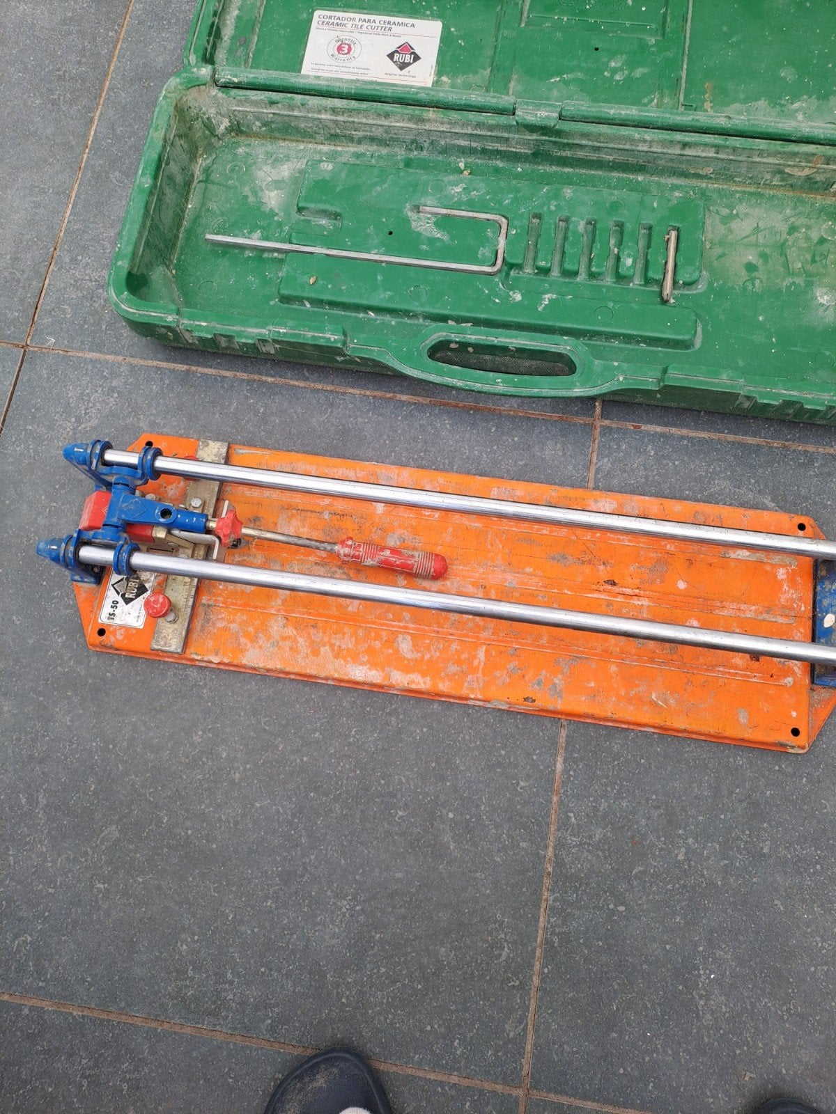 Rubi TS-50 Tegelsnijder - Goed Werkend, Ophalen, Gebruikt, Snijgereedschap, Rubi