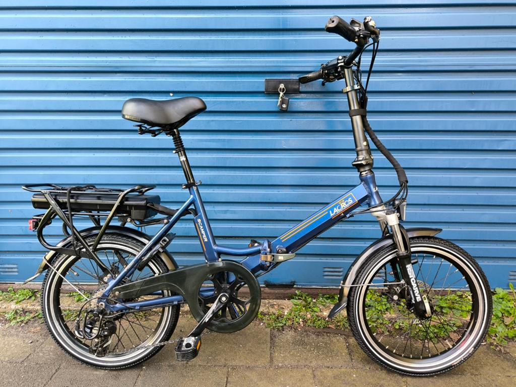 Lacros Scamper S200 Elektrische Vouwfiets Zo Goed Als Nieuw, Ophalen of Verzenden, Zo goed als nieuw, 20 inch of meer, Versnellingen