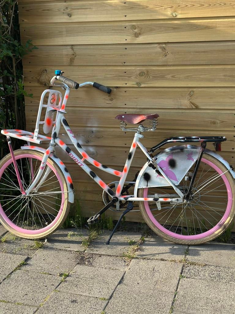 24 inch Single Speed Fiets - Goede Staat 69, Fietsen en Brommers, Fietsen | Dames | Damesfietsen, Ophalen, Gebruikt, Velgrem, Versnellingen