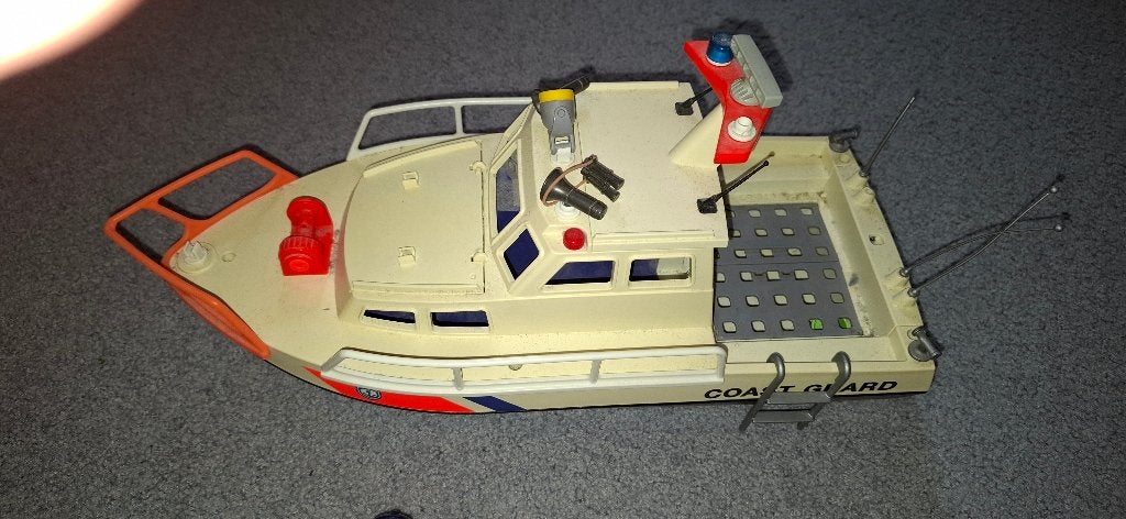 Reddingsboot Playmobil, Ophalen, Gebruikt, Complete set, Boot/Schip