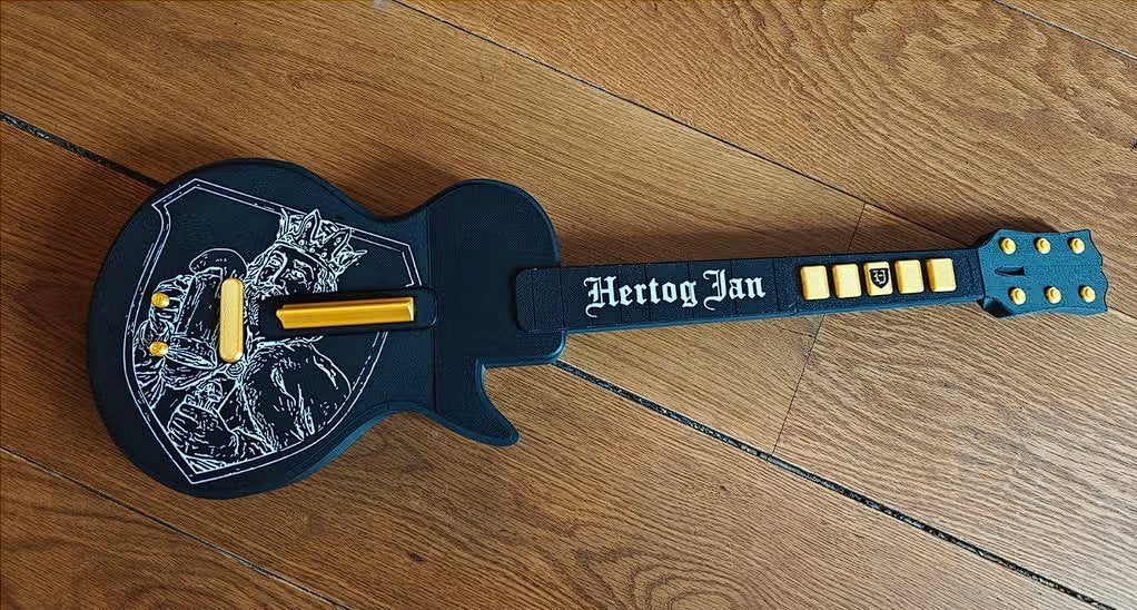 Custom Hertog jan Guitar hero controller-PC/XBOX/Playstation, Ophalen of Verzenden, Zo goed als nieuw, Controller