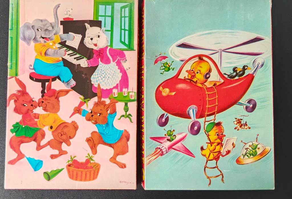 2 Vintage Houten Puzzels Pin-Kwin, Gebruikt, 10 tot 50 stukjes, Ophalen of Verzenden, Van hout